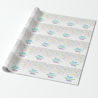 Papier Cadeau Fête de retraite colorée et mignonne sur mesure