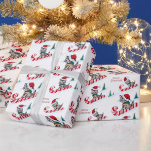 Papier Cadeau Fête des chats de Noël