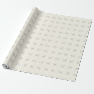 Papier Cadeau Fête des Mères à motif de nœud élégant