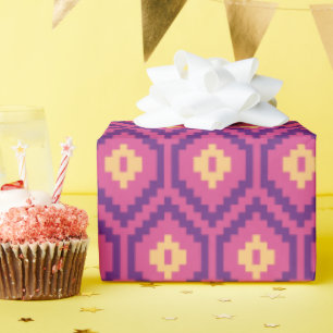 Papier Cadeau Fête Des Mères Géométriques Et Étincelante Unique