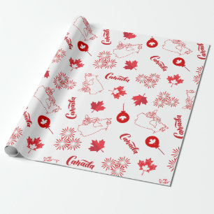 Papier Cadeau Fête du Canada