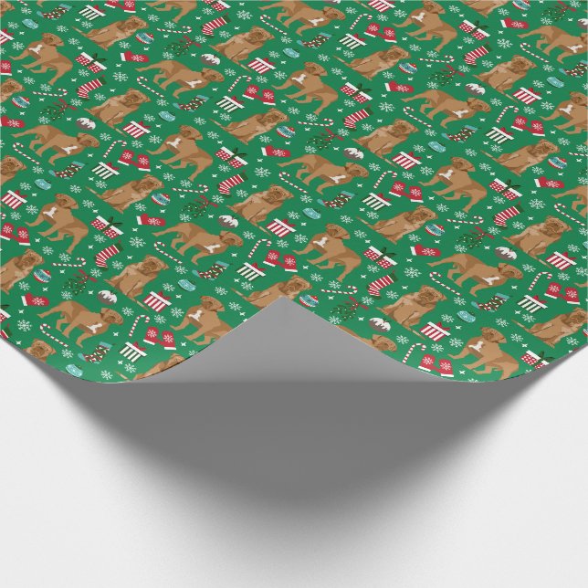 Papier Cadeau Fête du chien mastiff (Coin)