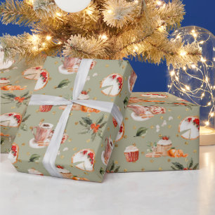 Papier Cadeau Fêtes de Noël