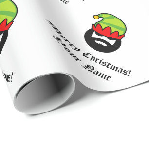 Papier Cadeau Fêtes de Noël personnalisées et amusantes