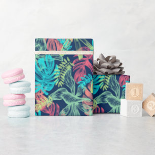 Papier Cadeau Feuilles de feuillus tropicaux