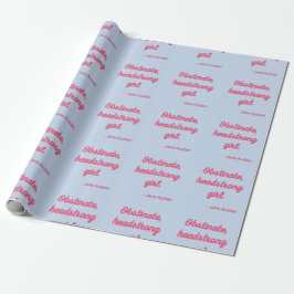 Papier Cadeau Fierté et préjugés Citation II - Style mignon