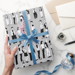 Papier Cadeau File d'attente, plus de file d'attente