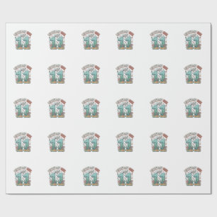Papier Cadeau Fille d'anniversaire 11 Tortue de mer Conception d