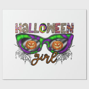 Papier Cadeau Fille d'Halloween
