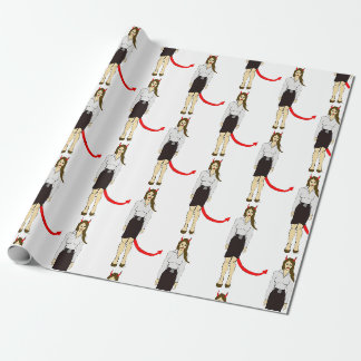 Papier Cadeau fille diable