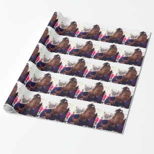 Papier Cadeau Fille noire quel meme