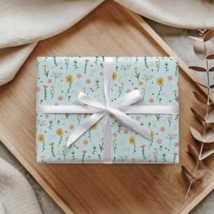 Papier Cadeau Filles Mignonnes Deux Sauvages Bohème Anniversaire