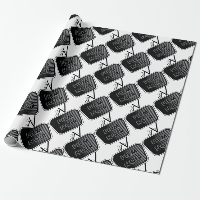 Papier Cadeau Film Noir (Déroulé)
