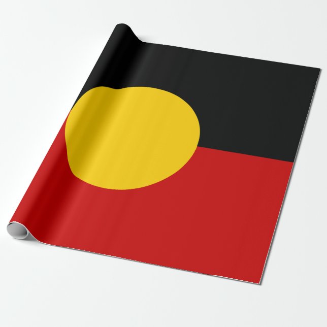 Papier Cadeau Flag d'Australie (Déroulé)