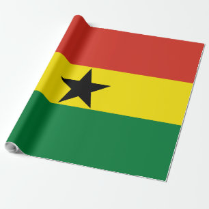 Papier Cadeau Flag du Ghana