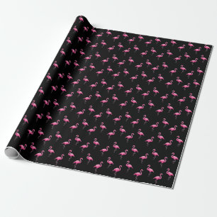 Papier Cadeau Flamant rose rose Motif Chic Fille Cool tendance