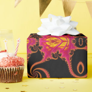 Papier Cadeau Flamboyant fractal
