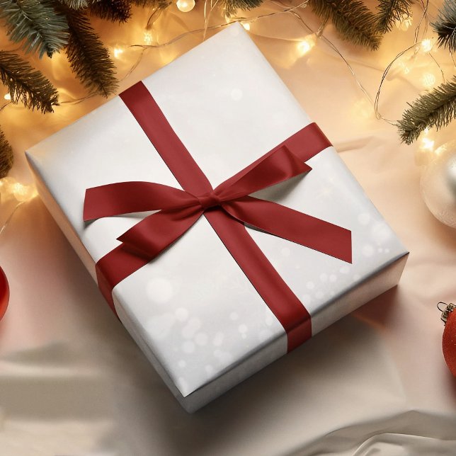 Papier Cadeau Flammes de neige Pure White (Créateur téléchargé)