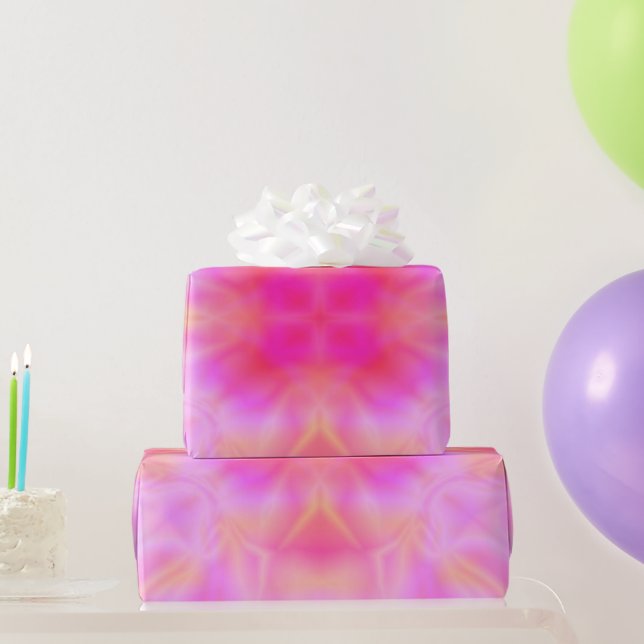 Papier Cadeau Flèche rose (Cadeaux de fête)
