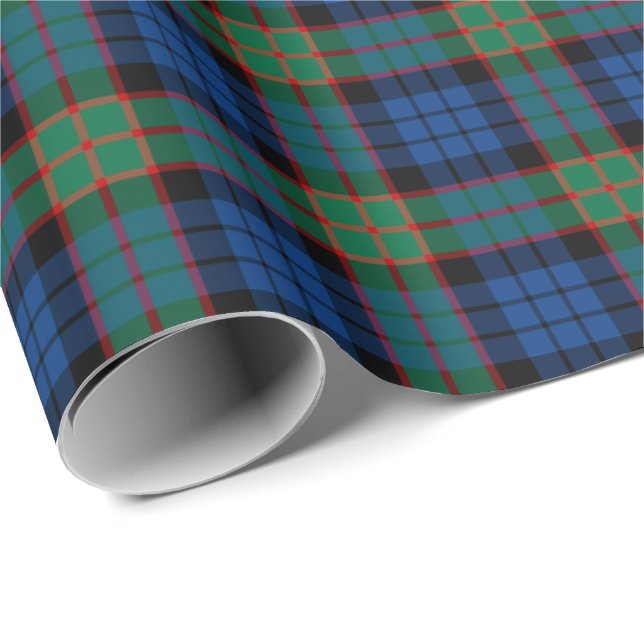 Papier Cadeau Fletcher Clan Tartan (Coin rond)