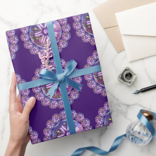 Papier Cadeau Fleur dans le papier d'enveloppement du désert
