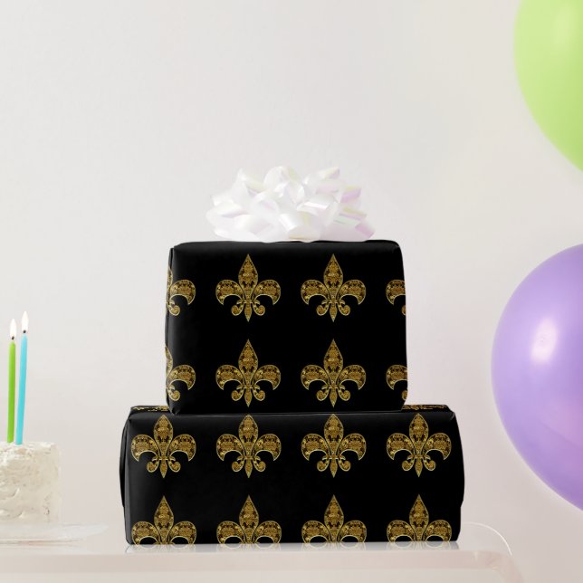 Papier Cadeau Fleur de Knight (Cadeaux de fête)