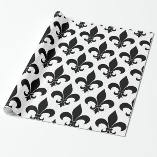Papier Cadeau Fleur de lis Motif