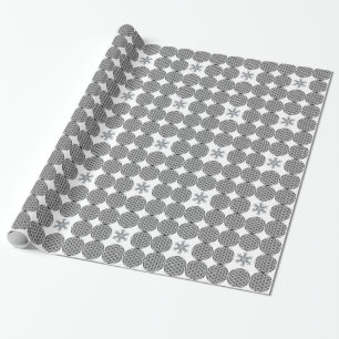Papier Cadeau Fleur de neige - fleur de vie