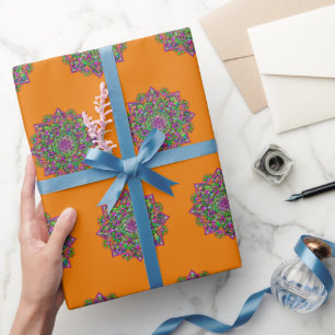 Papier Cadeau Fleur De Vie - Indien Mandala 1