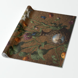 Papier Cadeau Fleur florale victorienne de Londres