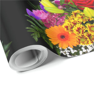 Papier Cadeau Fleur Image Belle Cadeaux Artisanat Fournitures de