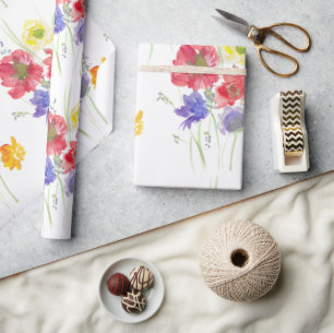 Papier Cadeau Fleur sauvage