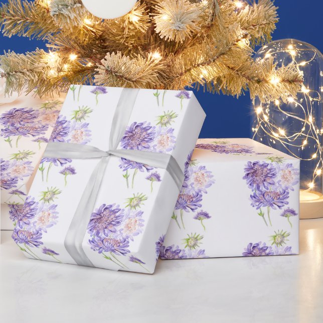 Papier Cadeau fleurs (Vacances)