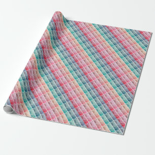 Papier Cadeau Fleurs d'amandier de Van Gogh Panneau arc-en-ciel