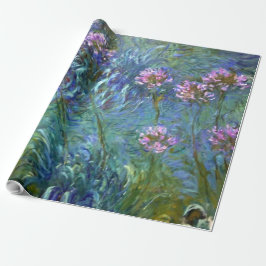 Papier Cadeau Fleurs d'art artistique de Monet