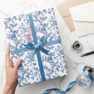 Papier Cadeau Fleurs de Saule Vintage