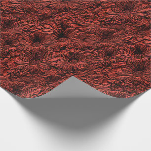 Papier Cadeau Fleurs Faisées En Bourgogne Motif Nature