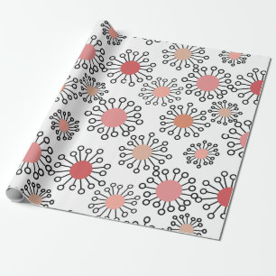 Papier Cadeau Fleurs MCM