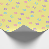 Fleurs pastel retro années 90 Y2k Jaune