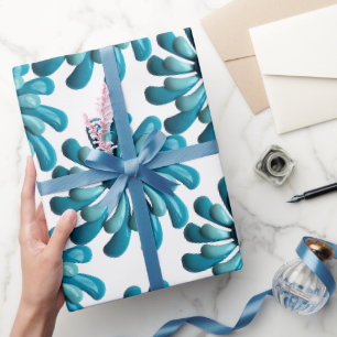 Papier Cadeau Fleurs rétro MOD - Jardin floral printemps été