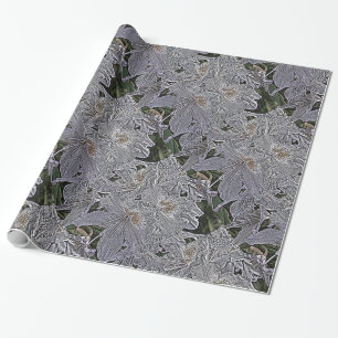 PAPIER CADEAU FLEURS RHODODENDRON
