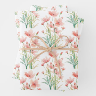 Papier cadeau Fleurs sauvages d'été