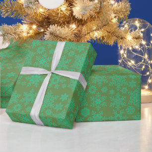 Papier Cadeau Flocon de neige de Noël