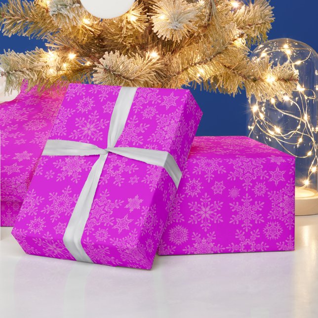 Papier Cadeau Flocon de neige de Noël (Vacances)