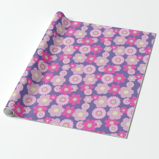 Papier Cadeau Floral coloré
