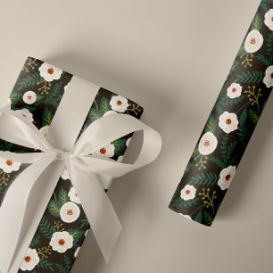 Papier Cadeau Floral de Magnolia