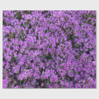 Papier Cadeau Floral Design in Purple