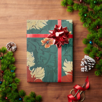 Papier Cadeau Floral Pattern 