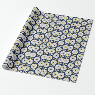 Papier Cadeau Floral style scandinave Motif sans couture