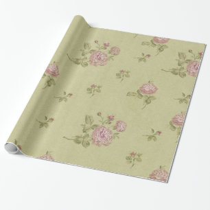 Papier Cadeau Floral Vintage